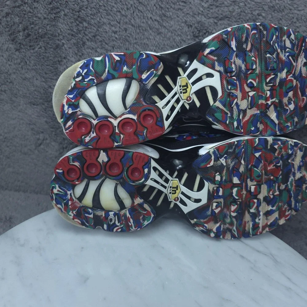 Nike Air Max Plus Shoes Youth Size 5.5Y Multicolor Sneakers Low Top CU4623-001